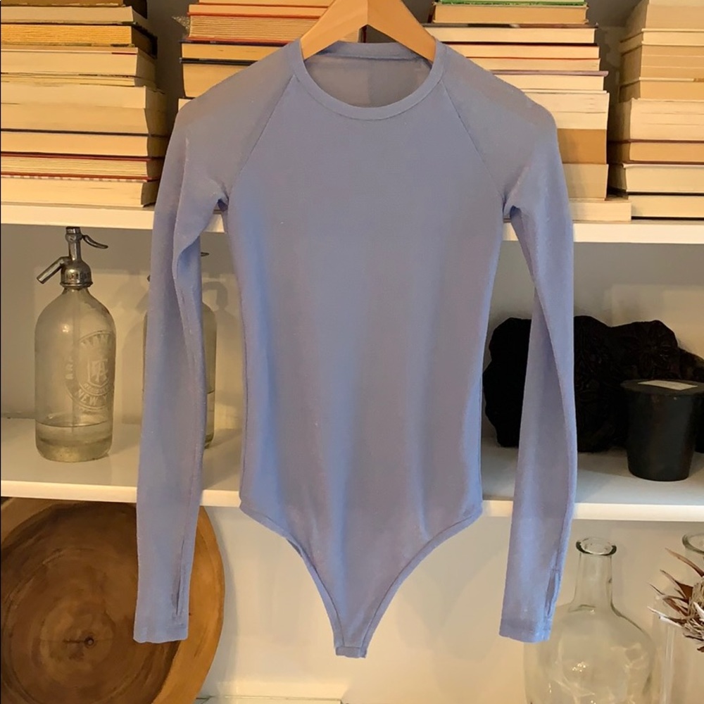 Alix bodysuit *sample sale* iridescent periwinkle